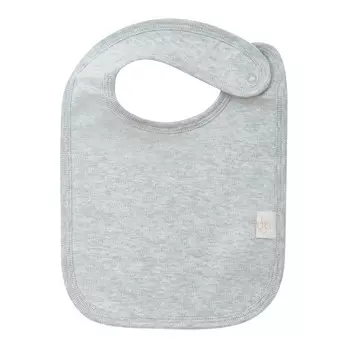 Нагрудник Babybu "Pale Grey Melange", серый