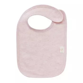 Нагрудник Babybu "Pale Pink Melange", розовый