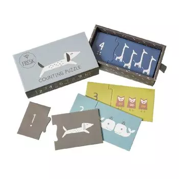 Пазл с цифрами Fresk