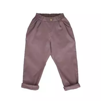 Плащевые брюки-бананы ko-ko-ko, какао