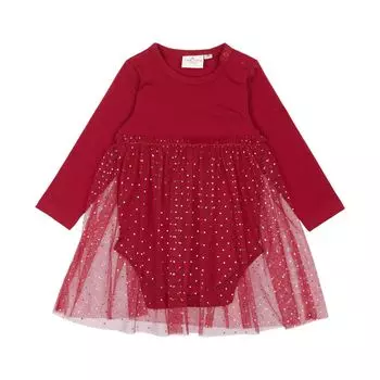 Платье-боди THE NEW Siblings "Macie Rio Red", гранатовое