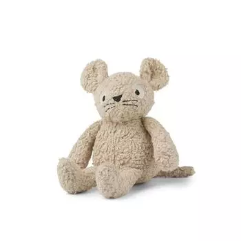 Плюшевая игрушка LIEWOOD "Мышка Monsieur", светло-серая, маленькая, 15 см