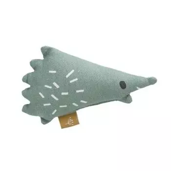 Погремушка Fresk "Лесной ежик", серо-зеленая