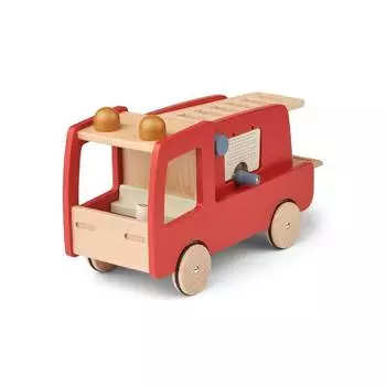 Пожарная машинка LIEWOOD "Eigil", мульти микс с темно-синим, большая