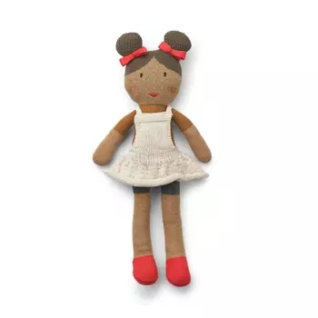 Рождественская кукла LIEWOOD "Iris Сhristmas", серый меланж