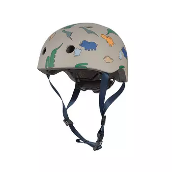 Шлем защитный LIEWOOD "Hilary Dinosaurs", дымчатый, S