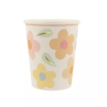 Стаканы Meri Meri "Цветочная поляна", 8 шт