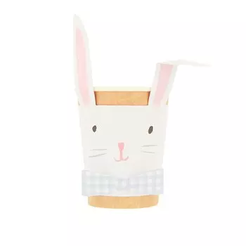 Стаканы Meri Meri "Кролики", 8 шт