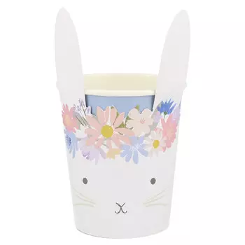 Стаканы Meri Meri "Кролики с цветами"