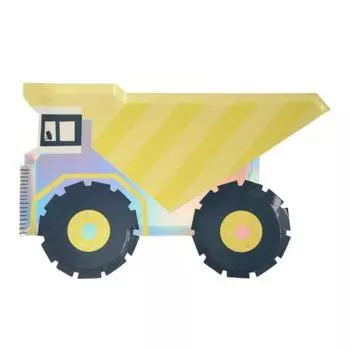 Тарелки Meri Meri "Самосвал", 8 шт