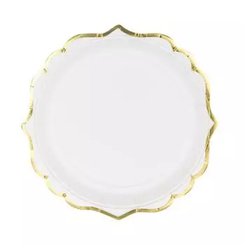 Тарелки Party Deco, белые, 6 шт