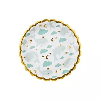 Тарелки Party Deco "Кит", 6 шт