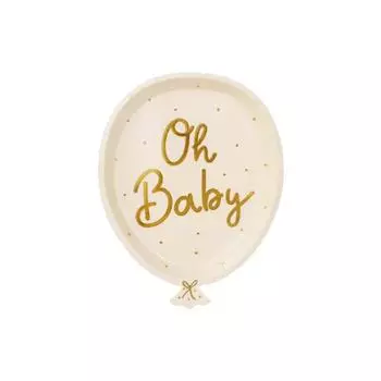 Тарелки Party Deco "Oh baby", 6 шт