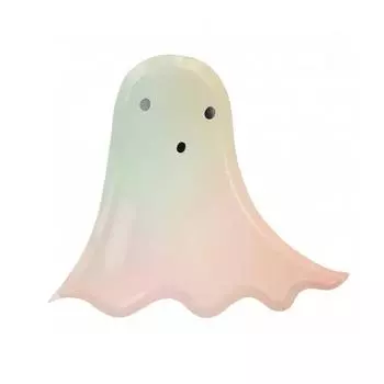 Тарелки в форме привидения Meri Meri "Пастель", 8 шт