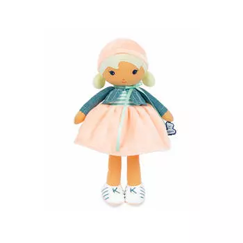Текстильная кукла Kaloo "Chlo", в розовом платье, серия "Tendresse de Kaloo", 25 см