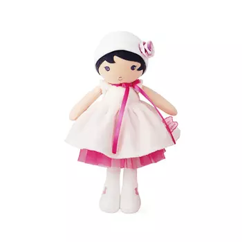 Текстильная кукла Kaloo"Perle", серия "Tendresse de Kaloo", в белом платье, 32 см