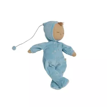 Текстильная музыкальная кукла Olli Ella "Lullaby Dozy Dinkums Leo", голубая