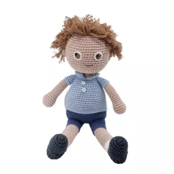 Вязаная кукла Sebra "William"