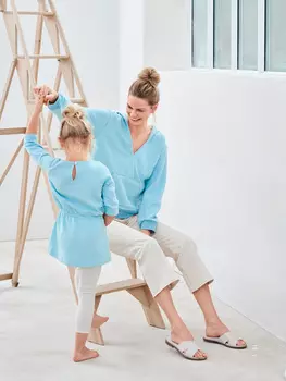 Выкройка: Анорак с глубоким вырезом