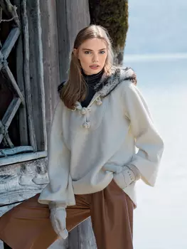 Выкройка: Анорак с удлиненной спинкой