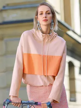 Выкройка: Анорак в стиле колорблокинг