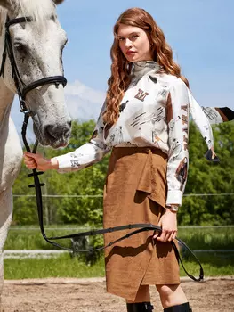 Выкройка: Асимметричная юбка