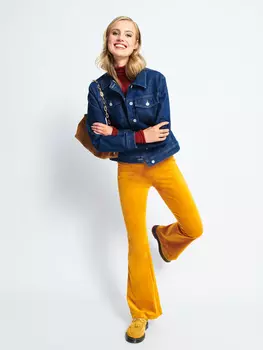 Выкройка: Бархатные брюки