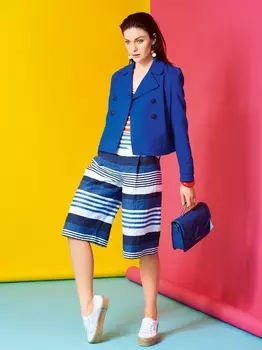 Выкройка: Бермуды расклешенного силуэта