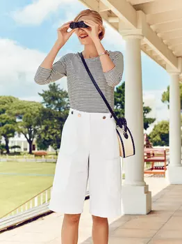 Выкройка: Бермуды с накладными карманами