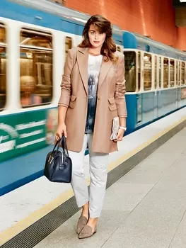 Выкройка: Блейзер приталенного силуэта