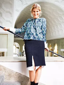 Выкройка: Блуза прямого кроя