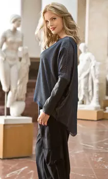 Выкройка: Блуза с цельнокроеными рукавами