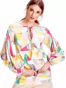 Выкройка: Блуза с пышными рукавами