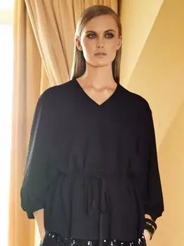 Выкройка: Блуза с V-образным вырезом