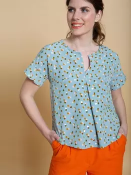 Выкройка: Блузка А-силуэта