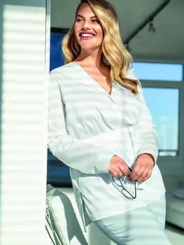 Выкройка: Блузка А-силуэта