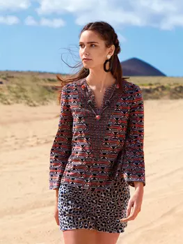 Выкройка: Блузка А-силуэта