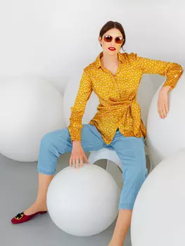 Выкройка: Блузка эффектного кроя