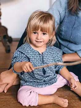 Выкройка: Блузка для девочки