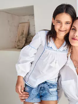 Выкройка: Блузка для девочки