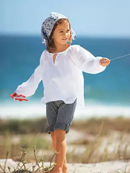 Выкройка: Блузка для девочки