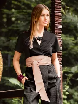 Выкройка: Блузка и пояс