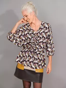 Выкройка: Блузка «летучая мышь»