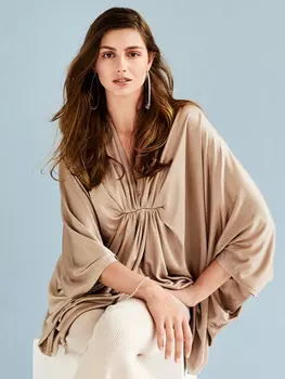 Выкройка: Блузка «летучая мышь»