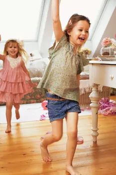 Выкройка: Блузка на кокетке