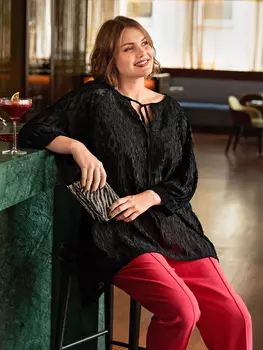 Выкройка: Блузка непринуждённого кроя