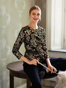 Выкройка: Блузка приталенного силуэта