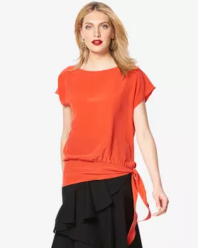 Выкройка: Блузка прямого кроя