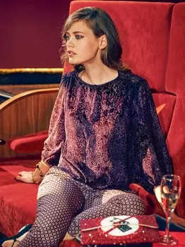 Выкройка: Блузка прямого кроя