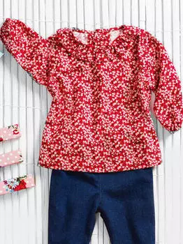 Выкройка: Блузка прямого кроя